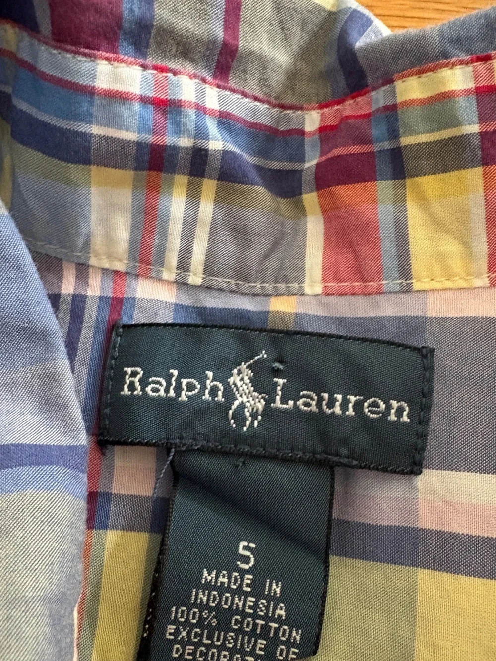 Ralph Lauren classic button